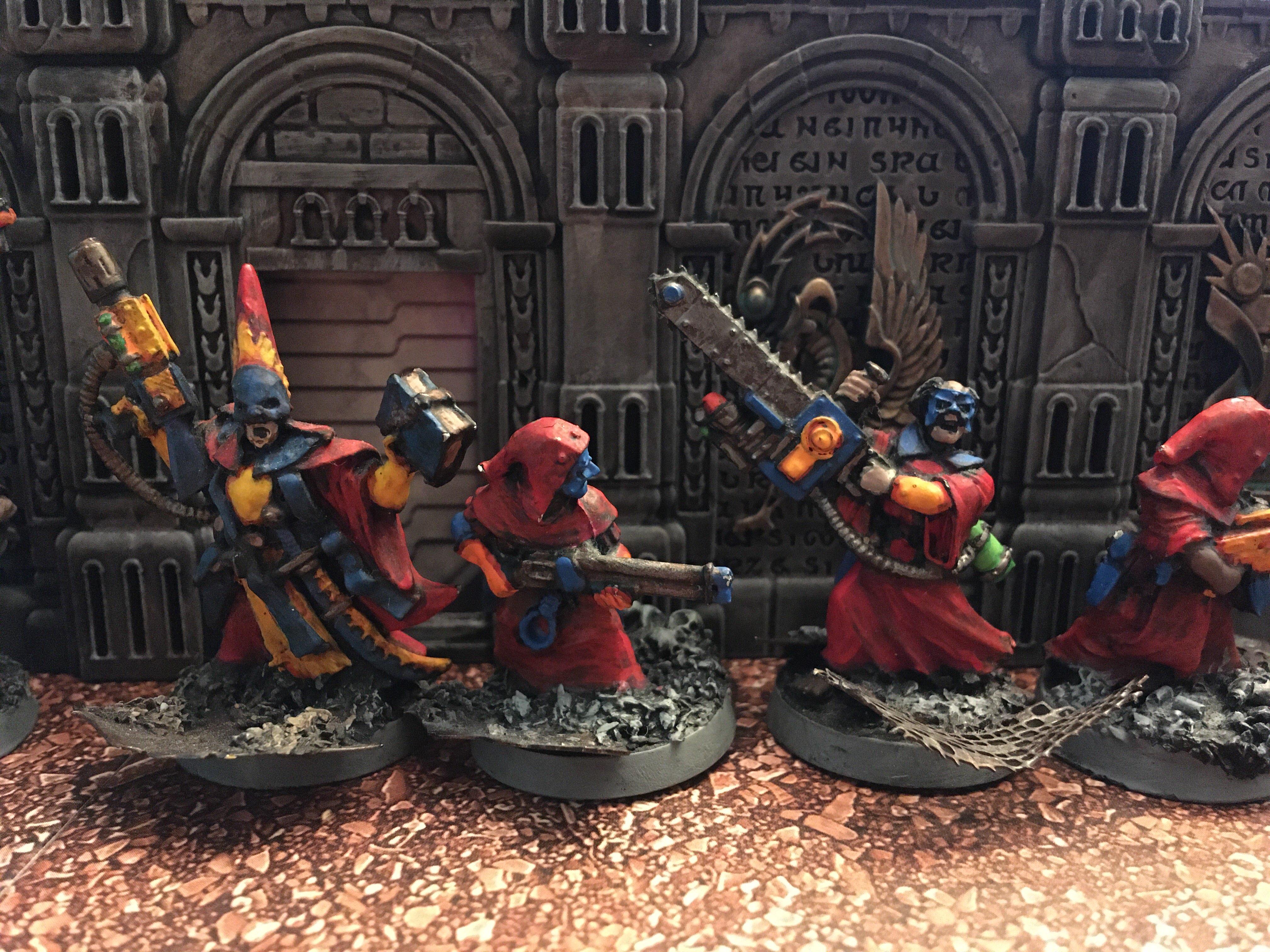Axe, Gang, Imperial Cult, Necromunda, Redemptionists, Skirmish